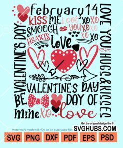 Valentine's day svg