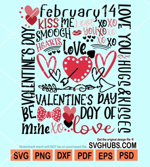 Valentine's day svg