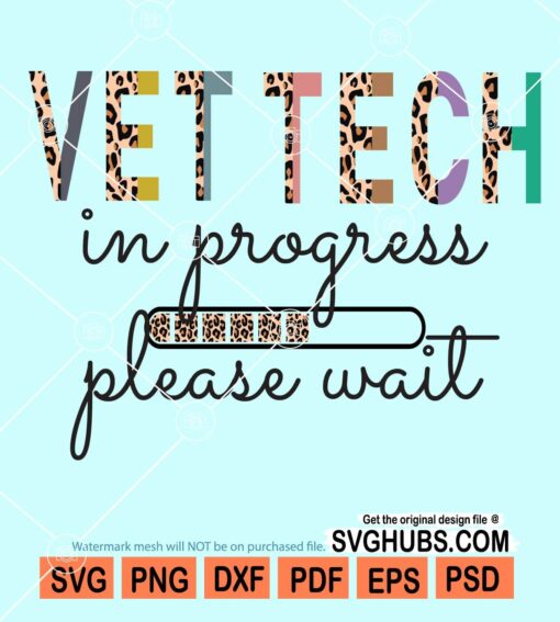Vet tech in progress please wait svg