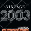 Vintage 2003 svg