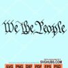 We the people svg