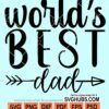 World's best dad svg