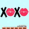 Xoxo lips svg