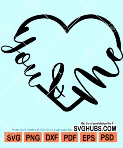 You and me svg