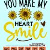 You make my heart smile svg