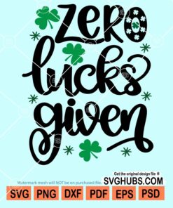 Zero lucks given svg