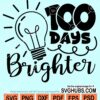 100 Days brighter svg