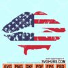 Patriotic lips SVG