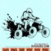 ATV Mud Ride Svg