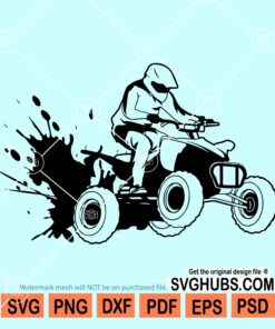 ATV Mud Ride Svg
