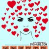 Afro puffs valentine svg