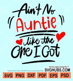 Ain't no auntie like the one I got svg