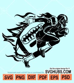 American football player SVG