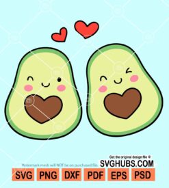 Avocado love svg
