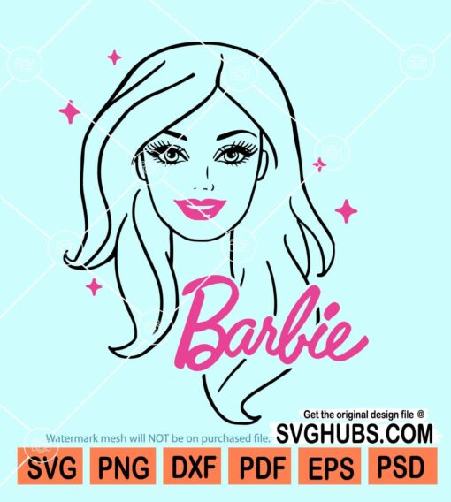 Barbie girl SVG