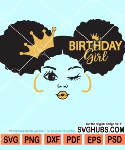 Birthday girl svg