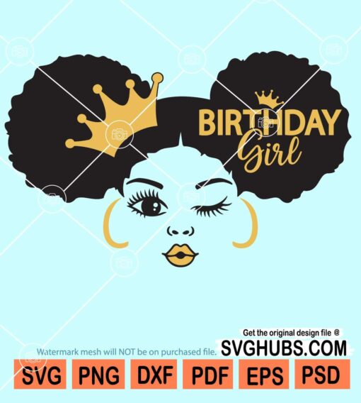 Birthday girl svg