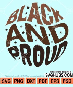 Black and proud svg