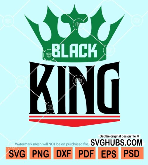 Black king svg