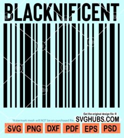 Blacknificent svg
