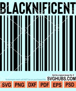 Blacknificent svg