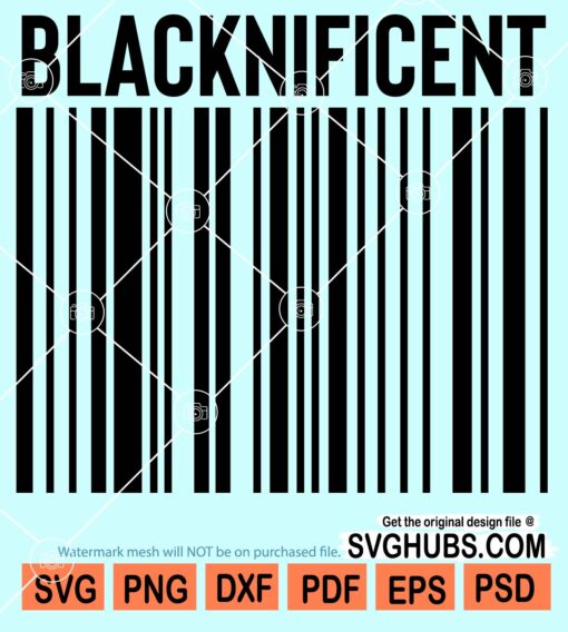 Blacknificent svg