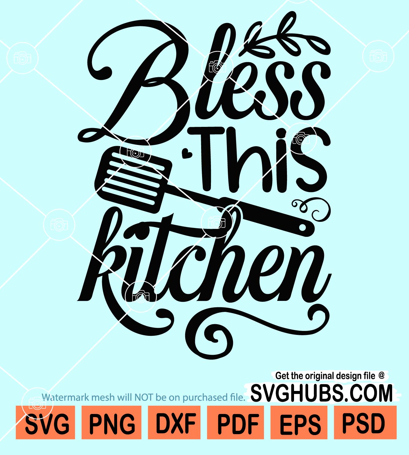 Bless This Kitchen Svg Baker Saying Svg Kitchen Quotes Svg Kitchen Svg Cooking Quote Svg