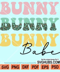 Bunny babe svg