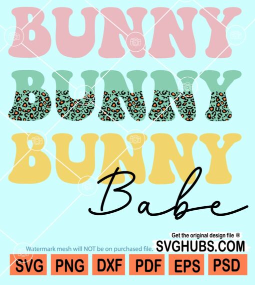 Bunny babe svg
