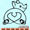 Corgi butt svg