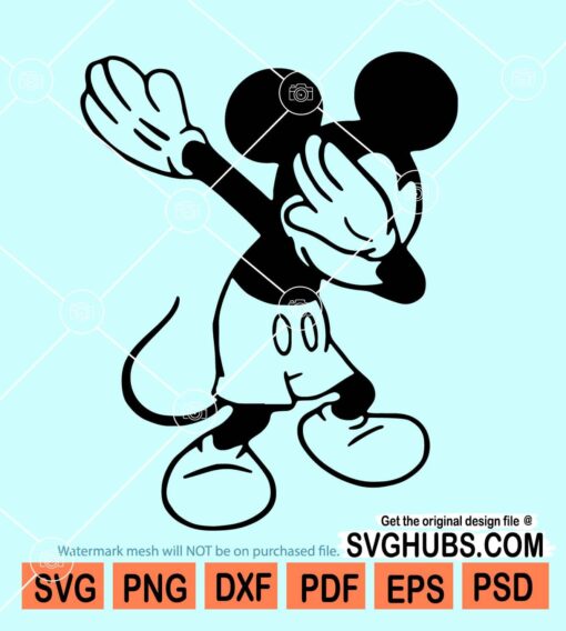 Dabbing Mickey SVG