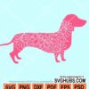 Dachshund mandala svg