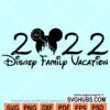 Disney family vacation svg