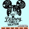 Disneyland family vacation SVG