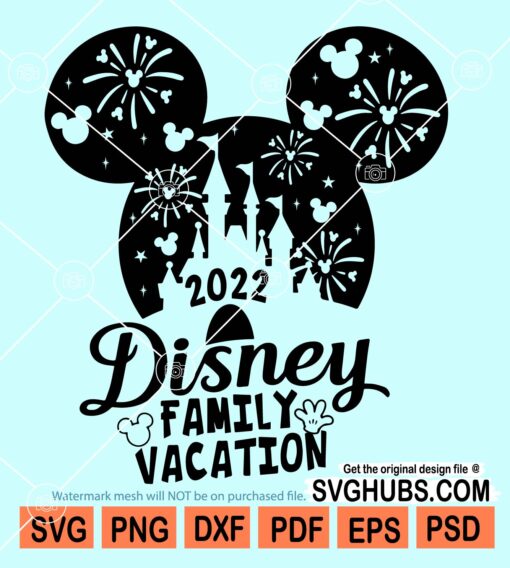 Disneyland family vacation SVG