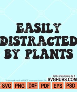 Easily distracted by plants svg