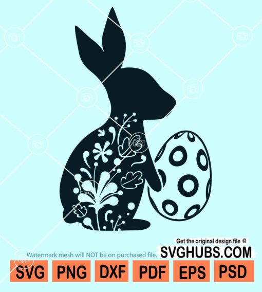 Easter bunny svg