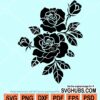 Flower motif sketch svg