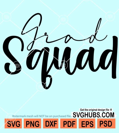 Grad squad svg