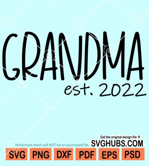 Grandma est 2022 svg