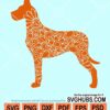 Great dane dog svg