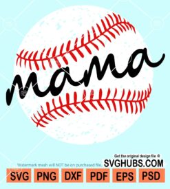 Grunge baseball mama svg