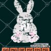 Grunge bunny svg