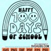 Happy 100 days of school svg