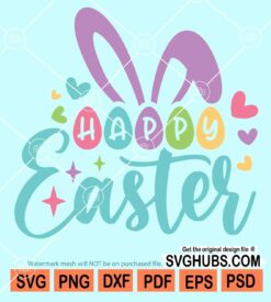 Happy easter svg