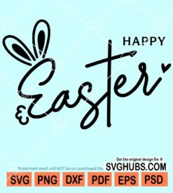 Happy easter svg