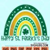 Happy st. Patrick's day rainbow svg