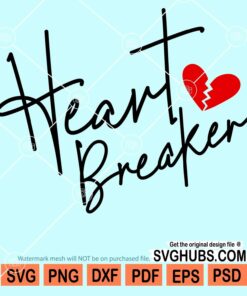 Heart breaker svg