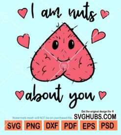 I am nuts about you svg