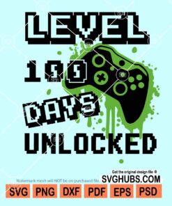 Level 100 days unlocked svg